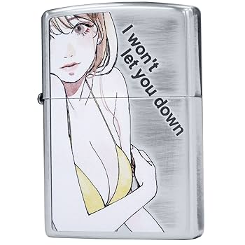冴えカノ　美少女　パジャマ　オイルライター　zippo 風　BS9 Zippo ジッポー 萌え ガール MOE Girl セクシー ブルー MS-KA
